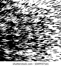 Abstract grunge grid stripe halftone background pattern. Black and white line vector illustration
