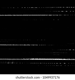 Abstract grunge grid stripe halftone background pattern. Black and white line vector illustration
