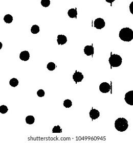Abstract grunge grid stripe halftone background pattern. Black and white line vector illustration
