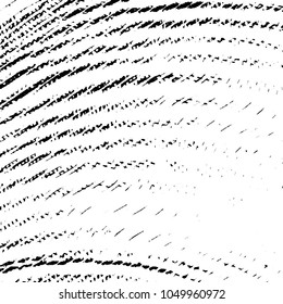 Abstract grunge grid stripe halftone background pattern. Black and white line vector illustration
