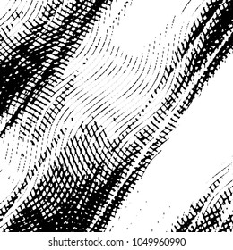 Abstract grunge grid stripe halftone background pattern. Black and white line vector illustration
