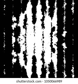 Abstract grunge grid stripe halftone background pattern. Black and white line vector illustration
