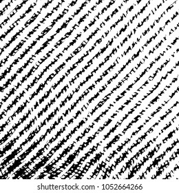Abstract grunge grid stripe halftone background pattern. Black and white line vector illustration
