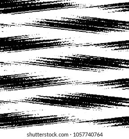 Abstract grunge grid stripe halftone background pattern. Black and white line vector illustration
