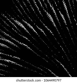 Abstract grunge grid stripe halftone background pattern. Black and white line vector illustration
