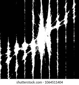 Abstract grunge grid stripe halftone background pattern. Black and white line vector illustration
