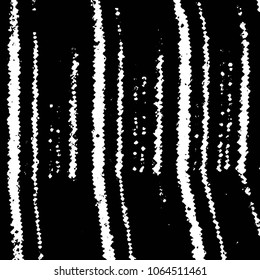 Abstract grunge grid stripe halftone background pattern. Black and white line vector illustration
