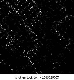 Abstract grunge grid stripe halftone background pattern. Black and white line vector illustration
