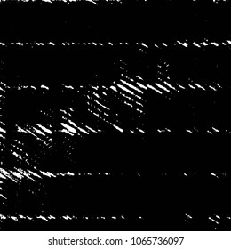 Abstract grunge grid stripe halftone background pattern. Black and white line vector illustration
