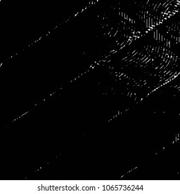 Abstract grunge grid stripe halftone background pattern. Black and white line vector illustration

