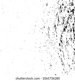Abstract grunge grid stripe halftone background pattern. Black and white line vector illustration
