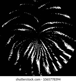 Abstract grunge grid stripe halftone background pattern. Black and white line vector illustration
