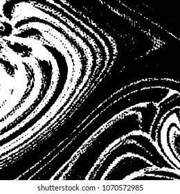 Abstract grunge grid stripe halftone background pattern. Black and white line vector illustration
