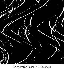 Abstract grunge grid stripe halftone background pattern. Black and white line vector illustration
