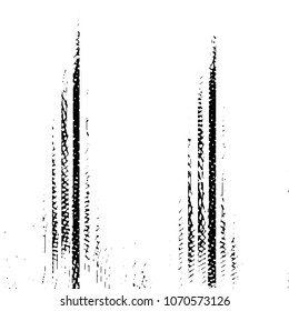 Abstract grunge grid stripe halftone background pattern. Black and white line vector illustration
