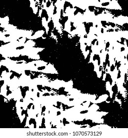 Abstract grunge grid stripe halftone background pattern. Black and white line vector illustration
