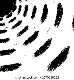 Abstract grunge grid stripe halftone background pattern. Black and white line vector illustration
