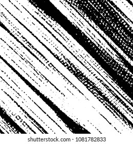 Abstract grunge grid stripe halftone background pattern. Black and white line vector illustration
