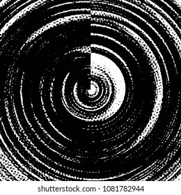 Abstract grunge grid stripe halftone background pattern. Black and white line vector illustration
