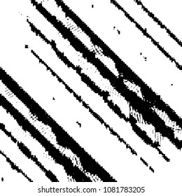 Abstract grunge grid stripe halftone background pattern. Black and white line vector illustration
