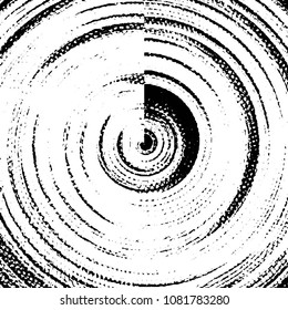 Abstract grunge grid stripe halftone background pattern. Black and white line vector illustration
