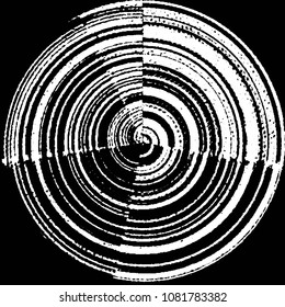 Abstract grunge grid stripe halftone background pattern. Black and white line vector illustration
