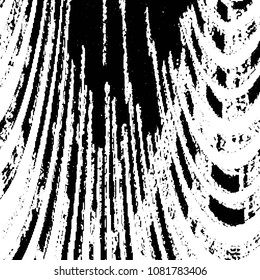 Abstract grunge grid stripe halftone background pattern. Black and white line vector illustration
