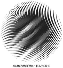 Abstract grunge grid stripe halftone background pattern. Black and white line vector illustration
