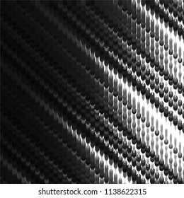 Abstract grunge grid stripe halftone background pattern. Black and white line vector illustration
