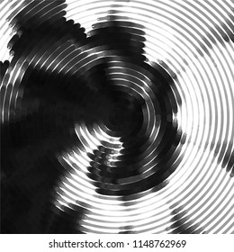Abstract grunge grid stripe halftone background pattern. Spotted black and white line vector illustration
