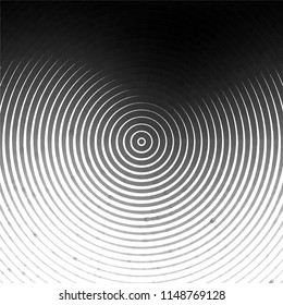 Abstract grunge grid stripe halftone background pattern. Spotted black and white line vector illustration
