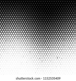 Abstract grunge grid stripe halftone background pattern. Spotted black and white line vector illustration
