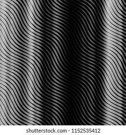 Abstract grunge grid stripe halftone background pattern. Spotted black and white line vector illustration

