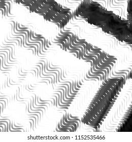Abstract grunge grid stripe halftone background pattern. Spotted black and white line vector illustration
