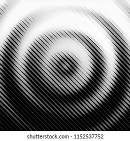 Abstract grunge grid stripe halftone background pattern. Spotted black and white line vector illustration
