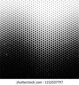 Abstract grunge grid stripe halftone background pattern. Spotted black and white line vector illustration
