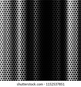 Abstract grunge grid stripe halftone background pattern. Spotted black and white line vector illustration

