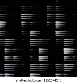 Abstract grunge grid stripe halftone background pattern. Spotted black and white line vector illustration
