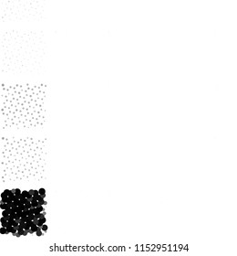 Abstract grunge grid stripe halftone background pattern. Spotted black and white line vector illustration
