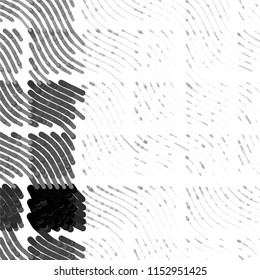 Abstract grunge grid stripe halftone background pattern. Spotted black and white line vector illustration

