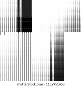 Abstract grunge grid stripe halftone background pattern. Spotted black and white line vector illustration
