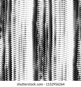 Abstract grunge grid stripe halftone background pattern. Spotted black and white line vector illustration
