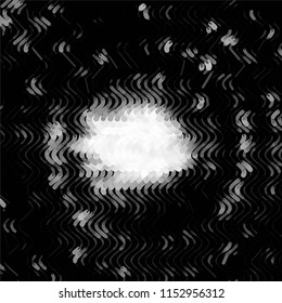 Abstract grunge grid stripe halftone background pattern. Spotted black and white line vector illustration
