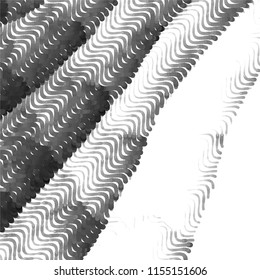 Abstract grunge grid stripe halftone background pattern. Spotted black and white line vector illustration
