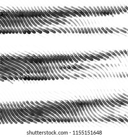 Abstract grunge grid stripe halftone background pattern. Spotted black and white line vector illustration
