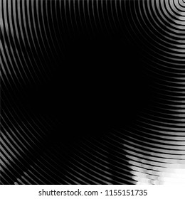 Abstract grunge grid stripe halftone background pattern. Spotted black and white line vector illustration

