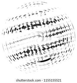 Abstract grunge grid stripe halftone background pattern. Spotted black and white line vector illustration
