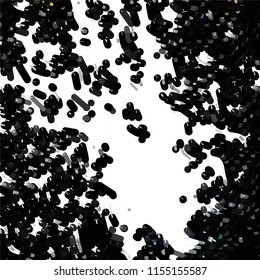 Abstract grunge grid stripe halftone background pattern. Spotted black and white line vector illustration
