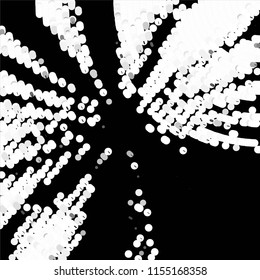 Abstract grunge grid stripe halftone background pattern. Spotted black and white line vector illustration
