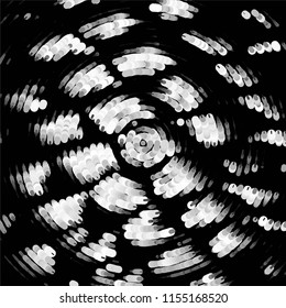 Abstract grunge grid stripe halftone background pattern. Spotted black and white line vector illustration
